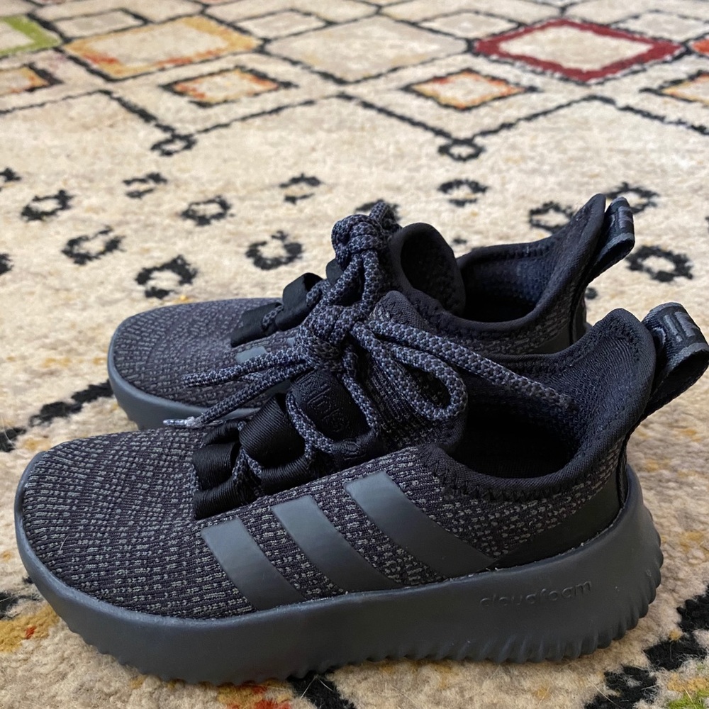Boys All Black Adidas